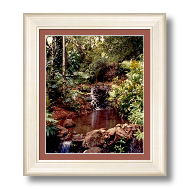 Allerton Garden I - Framed - Archival Canvas Paper