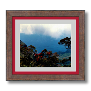 Hiking Waimea Canyon - Framed - Metallic Paper