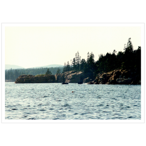 Sailing Acadia - Archival Canvas Paper