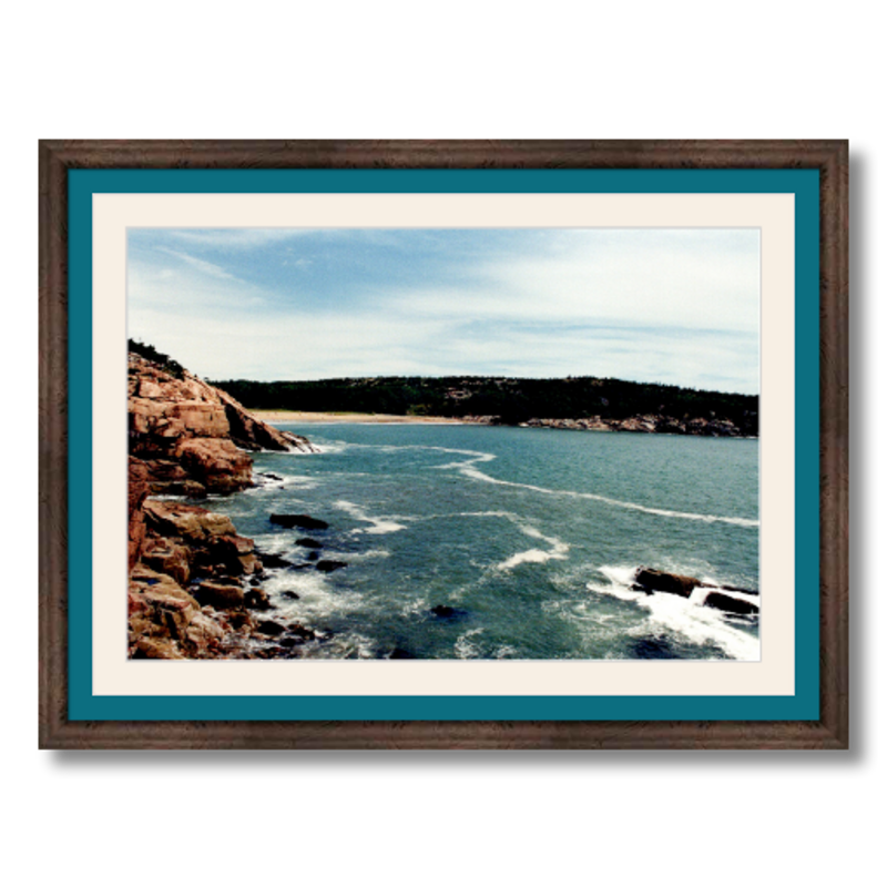 Walking Acadia II - Framed - Metallic Paper