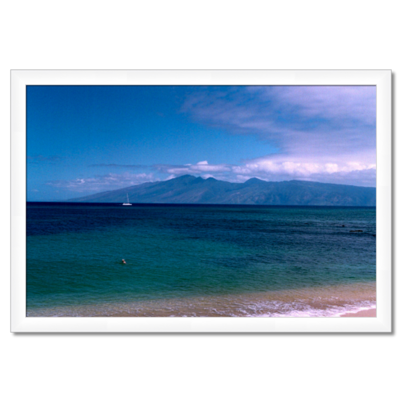 Maui Coast III - Framed - Archival Canvas Paper