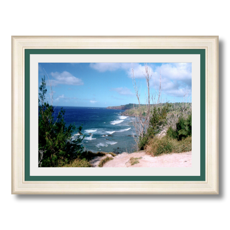 Maui Coast II - Framed - Archival Canvas Paper