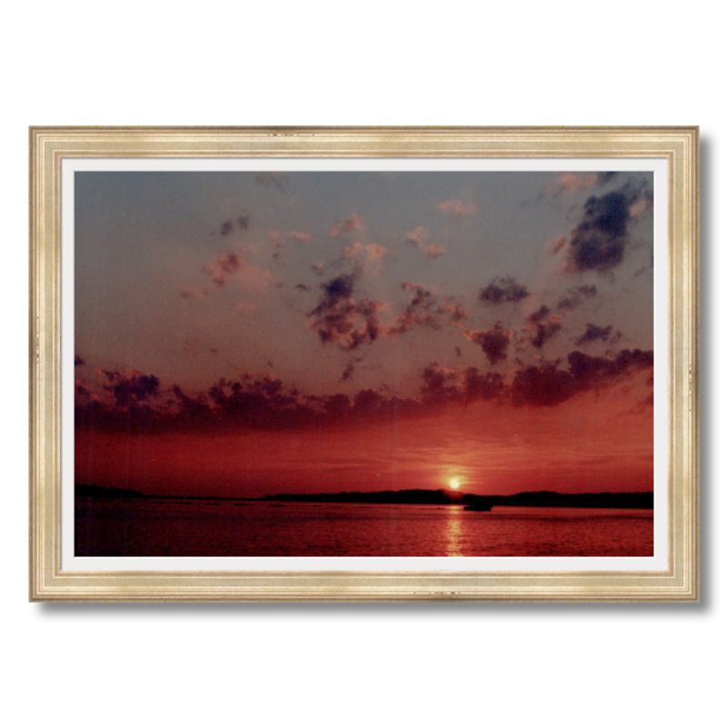 Wellfleet Harbor - Framed - Hahnemühle Torchon Paper