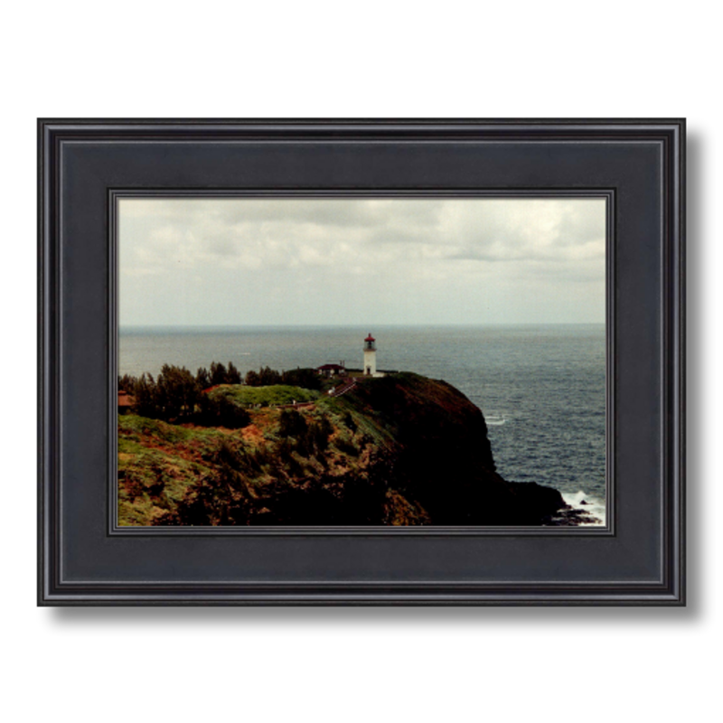 Kilauea Lighthouse I - Framed - Archival Canvas Paper