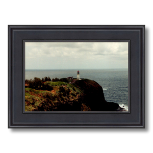 Kilauea Lighthouse I - Framed - Archival Canvas Paper