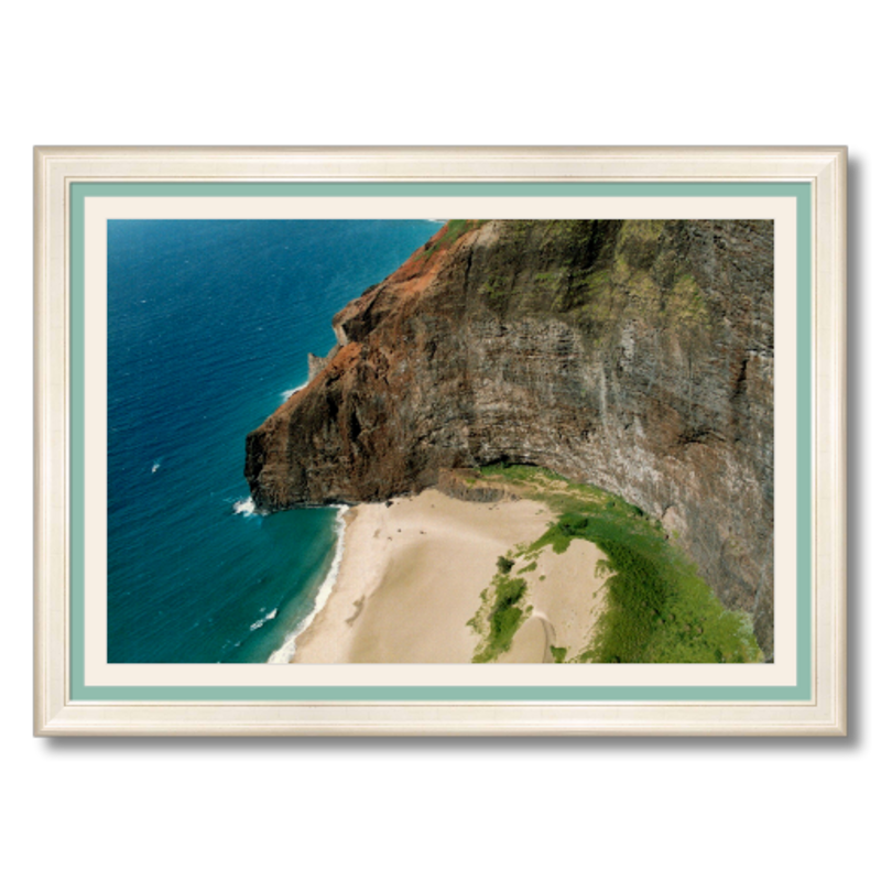 Nā Pali Coast II - Framed - Metallic Paper
