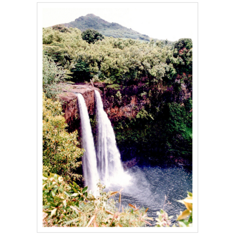 Wailua Falls I - Archival Canvas Paper