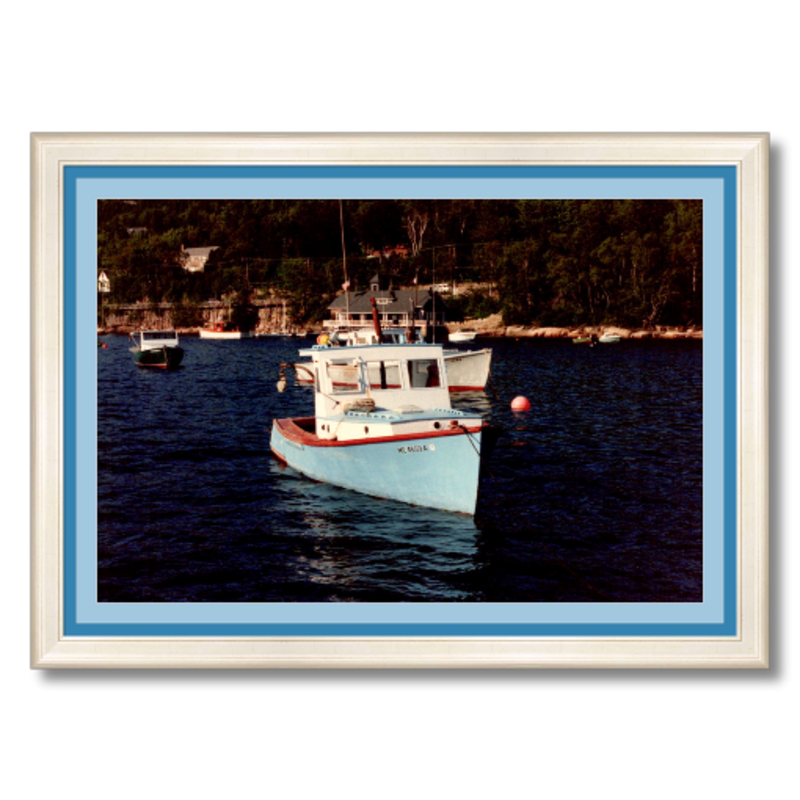 Seal Harbor - Framed - Satin Luster Paper