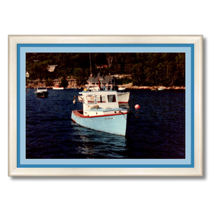 Seal Harbor - Framed - Satin Luster Paper