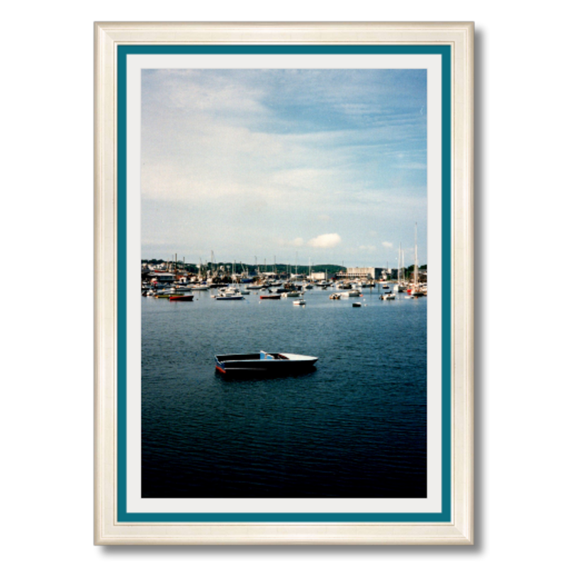 Gloucester Harbor II - Framed - Metallic Paper