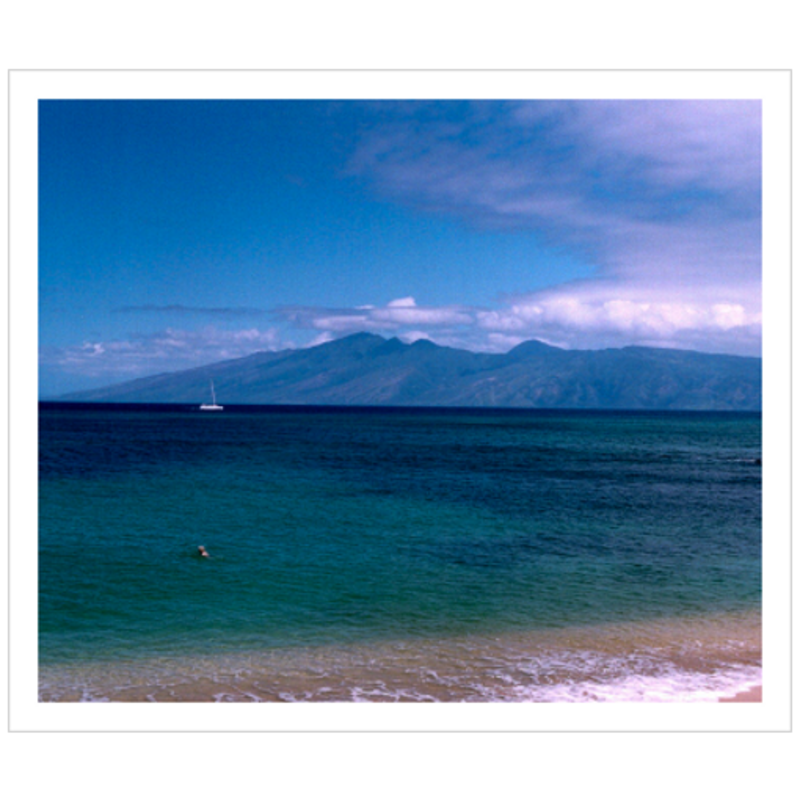 Maui Coast III - Archival Canvas Paper