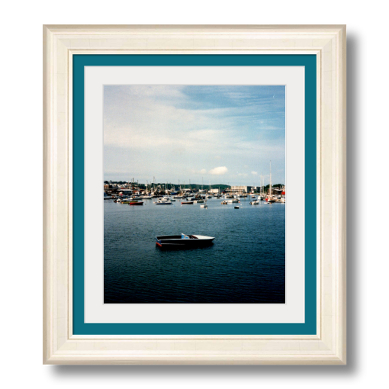 Gloucester Harbor II - Framed - Metallic Paper