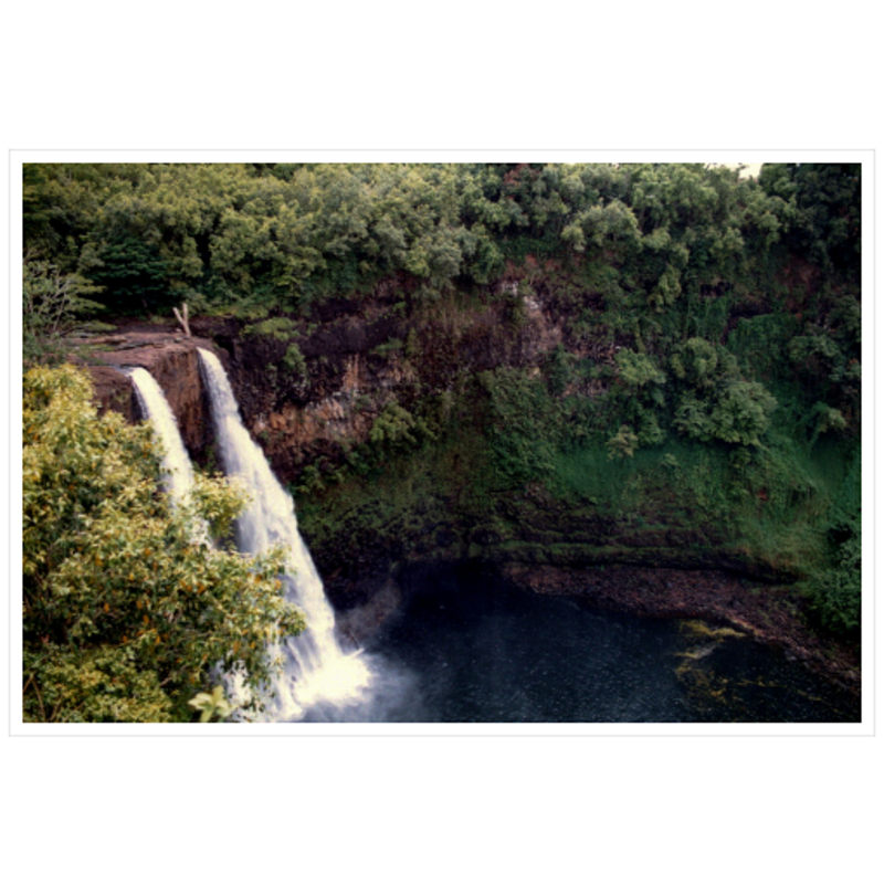 Wailua Falls II - Satin Luster Paper