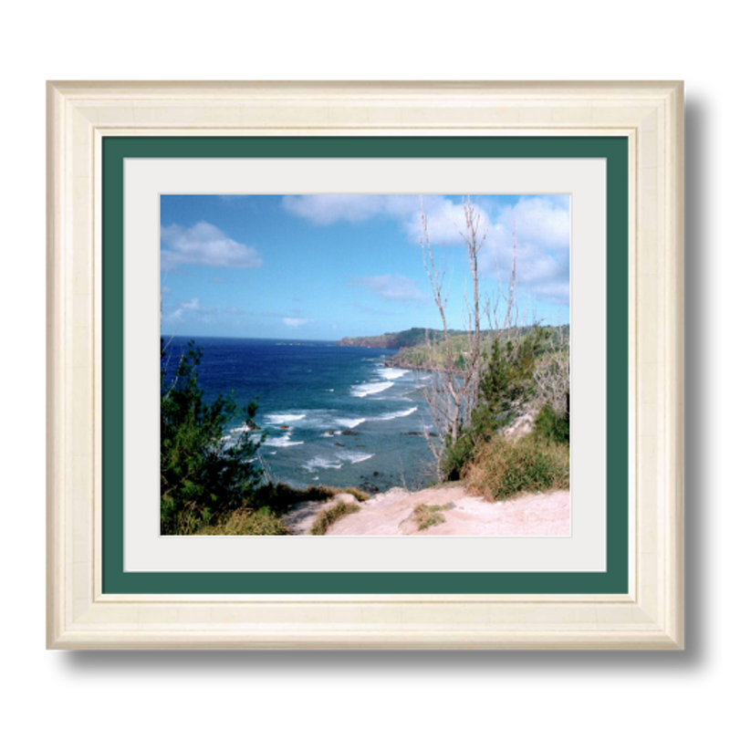 Maui Coast II - Framed - Archival Canvas Paper