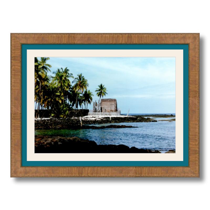 Alula Beach - Framed - Satin Luster Paper