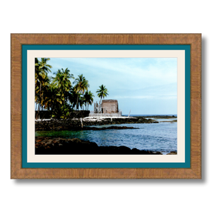 Alula Beach - Framed - Satin Luster Paper