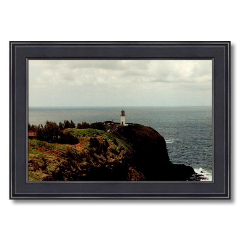 Kilauea Lighthouse I - Framed - Archival Canvas Paper