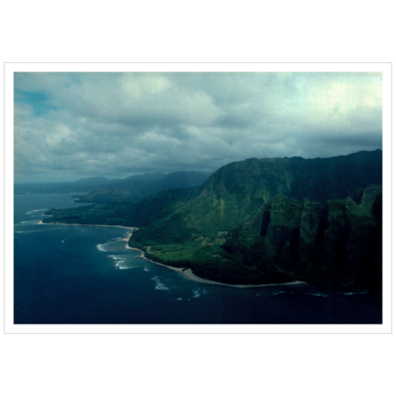 Flying the Nā Pali Coast I - Premium Giclee Paper