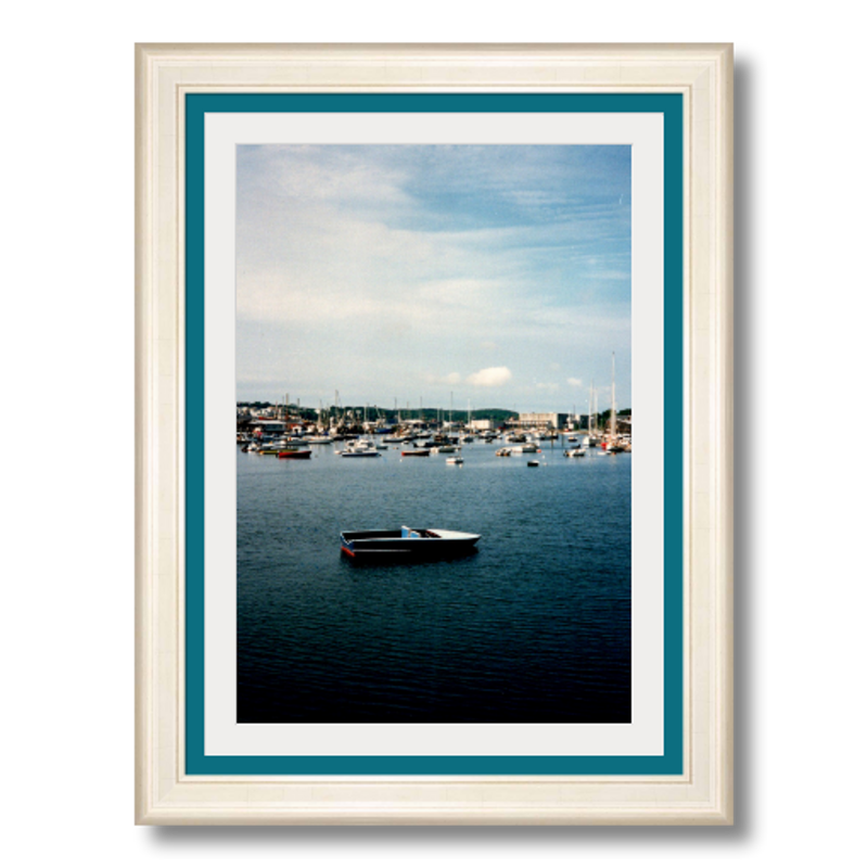 Gloucester Harbor II - Framed - Metallic Paper