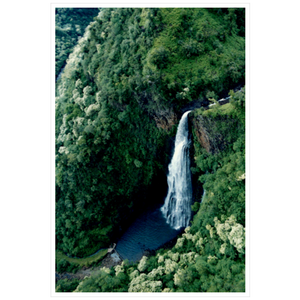 Flying the Nā Pali Coast II - Archival Canvas Paper