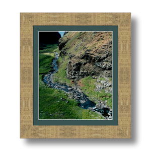 Flying Over Waimea Canyon - Framed - Archival Canvas Paper