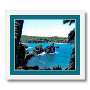 Maui Coast V - Framed - Metallic Paper