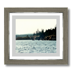 Sailing Acadia - Framed - Archival Linen Paper