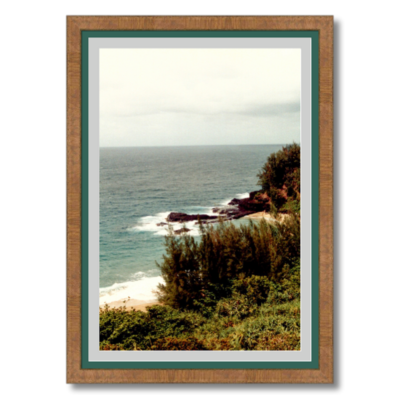 Kauai Coast II - Framed - Premium Giclee Paper
