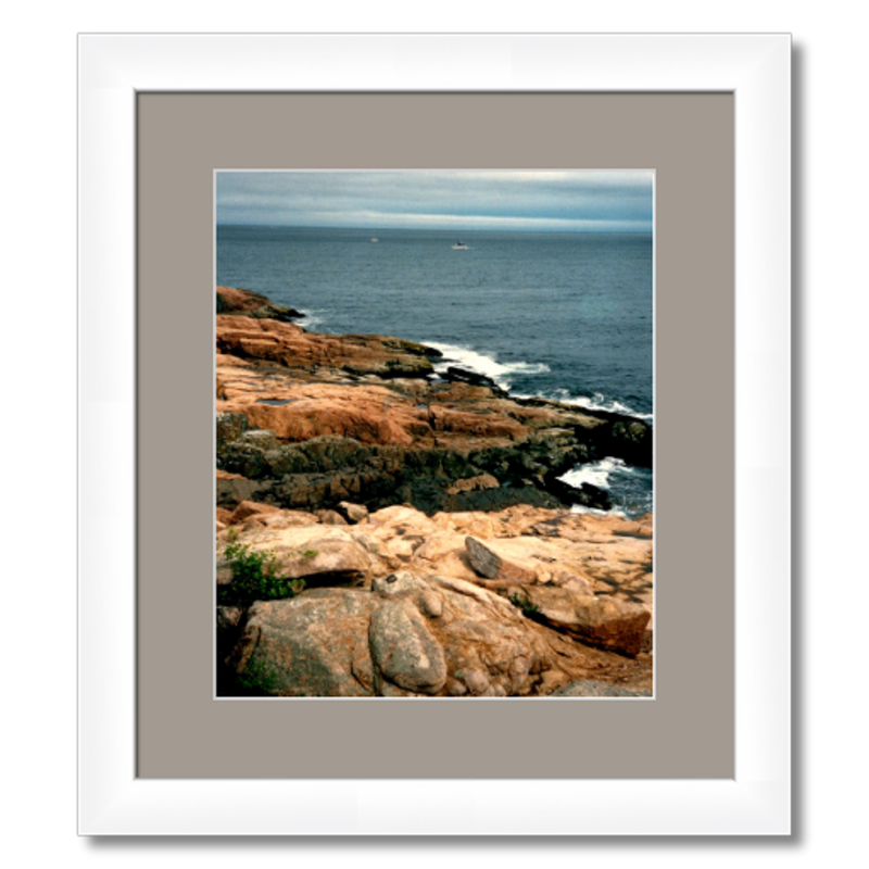 Rockport II - Framed - Archival Linen Paper