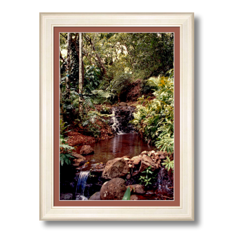 Allerton Garden I - Framed - Archival Canvas Paper