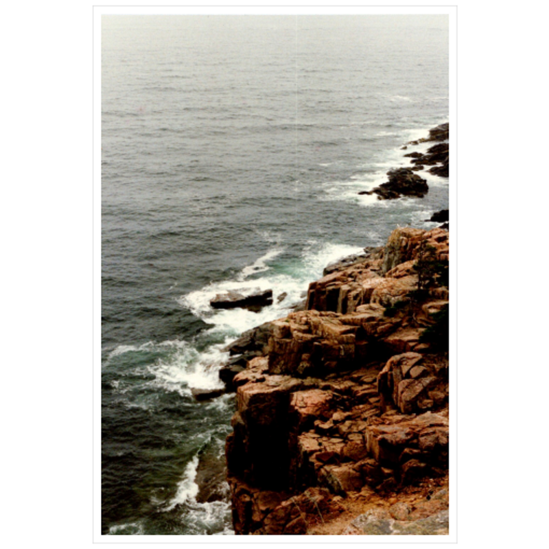 Thunder Hole Bar Harbor - Metallic Paper