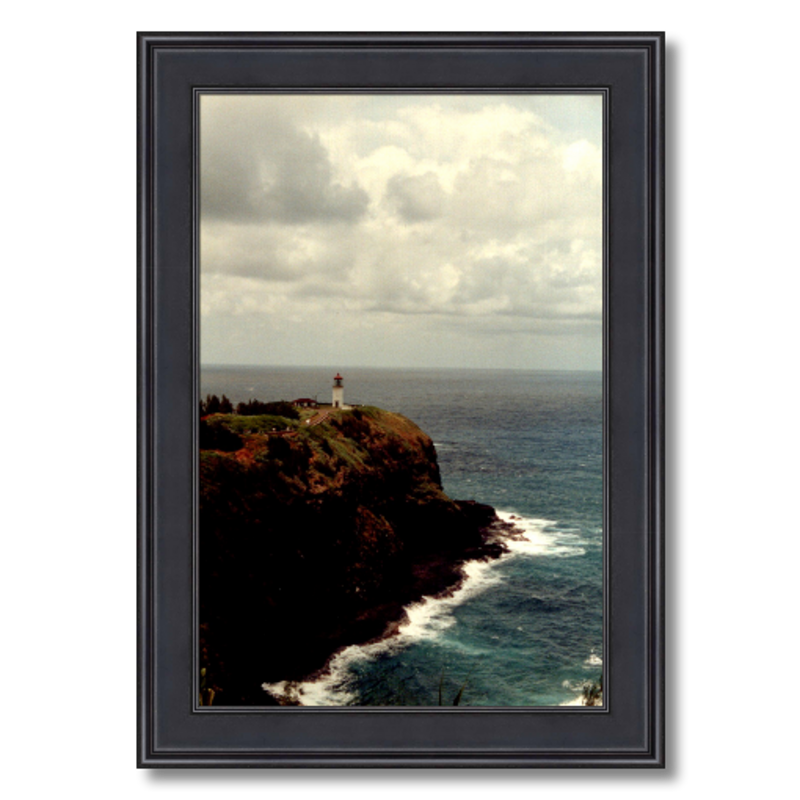 Kilauea Lighthouse II - Framed - Archival Canvas Paper