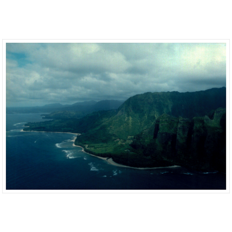 Flying the Nā Pali Coast I - Premium Giclee Paper