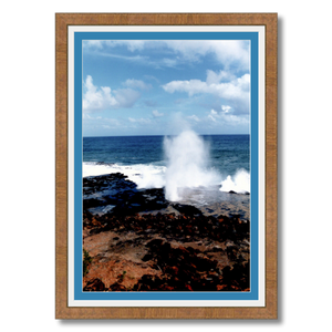 Na Pali Coast I - Framed - Hahnemühle Torchon Paper