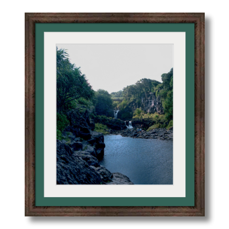 Maui Rainforest III - Framed - Metallic Paper