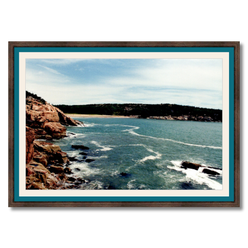 Walking Acadia II - Framed - Metallic Paper
