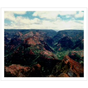 Waimea Canyon - Archival Canvas Paper