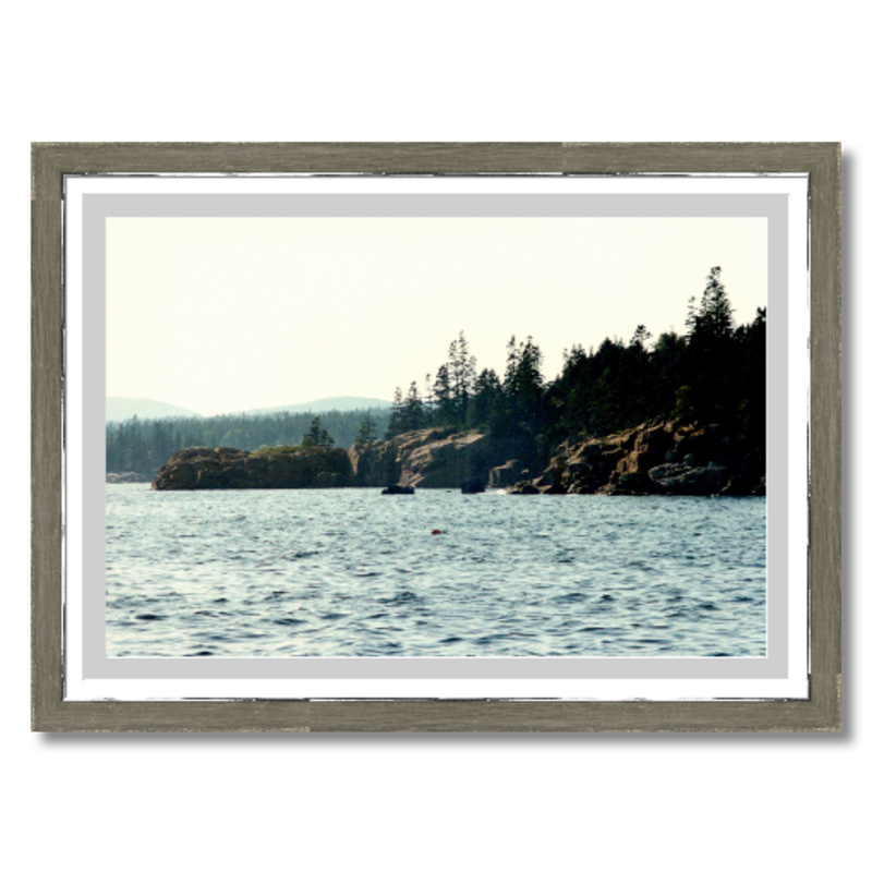 Sailing Acadia - Framed - Archival Linen Paper