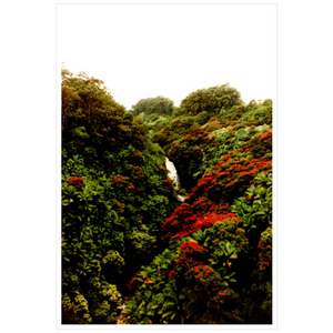 Maui Waterfalls III - Archival Canvas Paper
