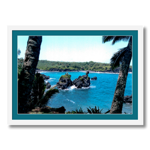 Maui Coast V - Framed - Metallic Paper