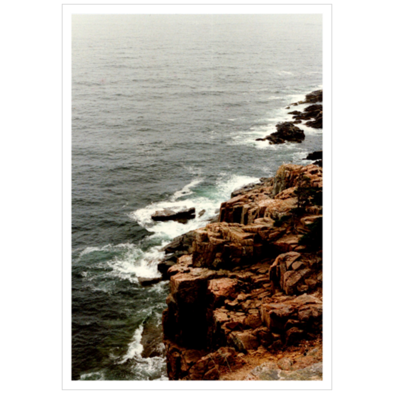 Thunder Hole Bar Harbor - Metallic Paper