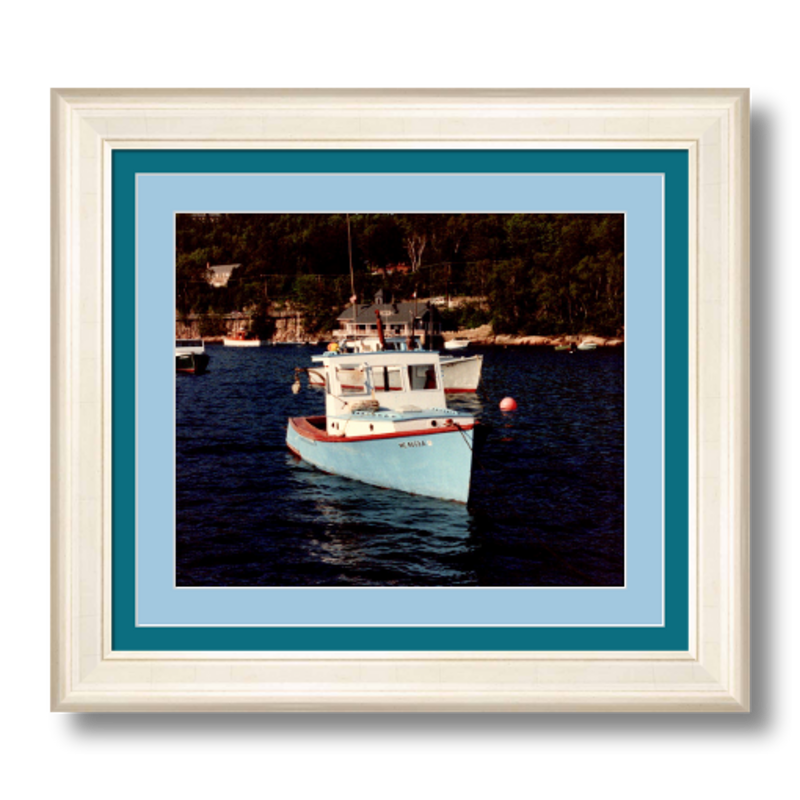 Seal Harbor - Framed - Satin Luster Paper
